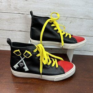 Disney Kingdom Hearts Men's 7 Women's 8.5* High Top Lace Up Sneakers Multi Color